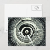 Spinart! Super Nova Black Postkarte (Vorne/Hinten)