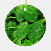 Spinat Keramik Ornament (Vorne)