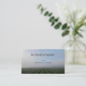 Spinats-Feld-Bewässerung Visitenkarte (Stehend Vorderseite)