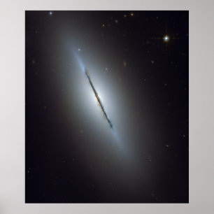 Spindle Galaxy NGC 5866 Messier 102 Poster