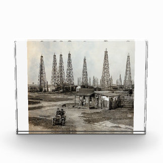 Spindletop Oil field - Texas 1902 Fotoblock