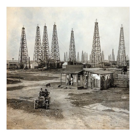 Spindletop Oil field - Texas 1902 Fotodruck (Vorne)