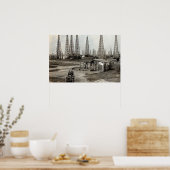 Spindletop Oil field - Texas 1902 Poster (Küche)