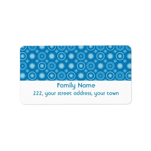 Spindot Regatta Adressaufkleber (Vorne)