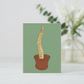 Spine anbauen postkarte (Stehend Vorderseite)