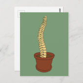 Spine anbauen postkarte (Vorne/Hinten)