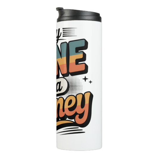 Spine Care Journey and Body Alignment Thermosbecher (Nach rechts gedreht)