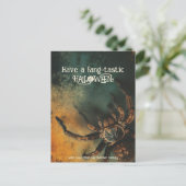 🕷️ Spine Chilling Spider HALLOWEEN Karte (Stehend Vorderseite)