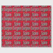 Spine Chirurg Extraordinaire Geschenkpapier (Flach)