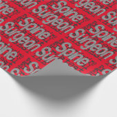 Spine Chirurg Extraordinaire Geschenkpapier (Ecke)