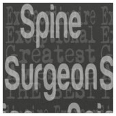 Spine Chirurg Extraordinaire Stoff (Nahaufnahme)