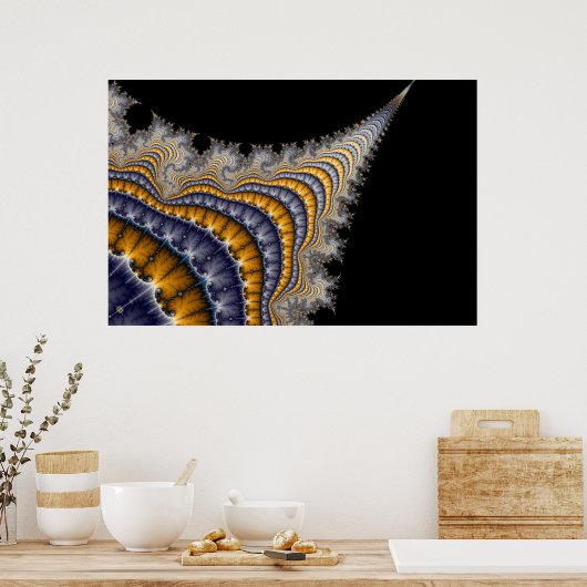 Spine_Fraktal Poster (Küche)