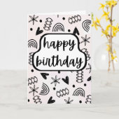 Spine Happy Birthday Card, Chiropractic Birthday Karte (Gelbe Blume)