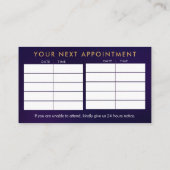 Spine Health Tree - Chiropraktische Ernennung Visitenkarte (Rückseite)