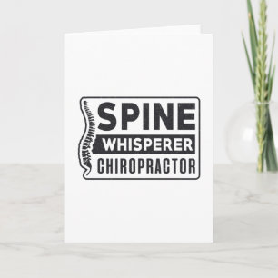 Spine Whisperer Chiropractor Therapy Chiropractic Karte