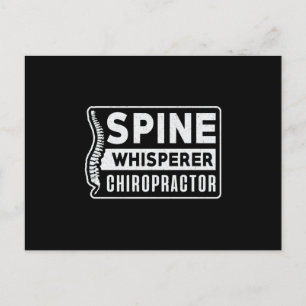Spine Whisperer Chiropraktiker Chiro Chiropractic Postkarte