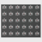 Spine Whisperer Chiropraktor Funny Orthopädie Geschenkpapier (Flach)