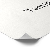 Spinel Gem Crystal Meaning Card Poster (Ecke)