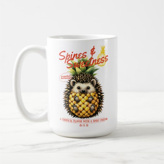 SPINEN UND SCHWEIZKOPFPINELLE KAFFEETASSE (Links)