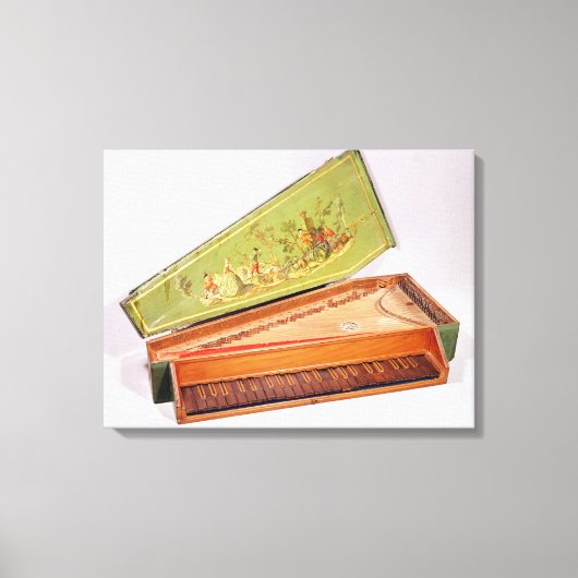 Spinet, 1746 leinwanddruck (Vorderseite)
