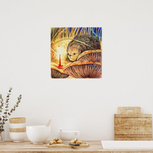 Spinewise durch Mothlight Poster (Küche)