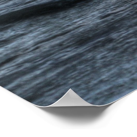 Spingtime Storm "Huntington Beach Pier Poster (Ecke)