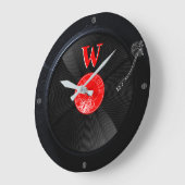 SpinMark Große Wanduhr (Winkel)