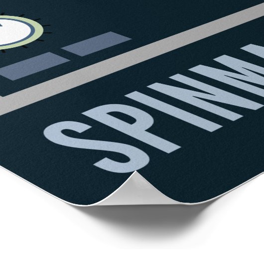 SpinMaster 2020 HochFidelity Vinyl Turntable Poster (Ecke)