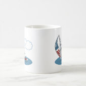 Spinnaker im Wind Kaffeetasse (Mittel)