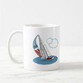 Spinnaker im Wind Kaffeetasse (Links)