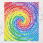 Spinnbogen Weinetikett (Einzelnes Label)