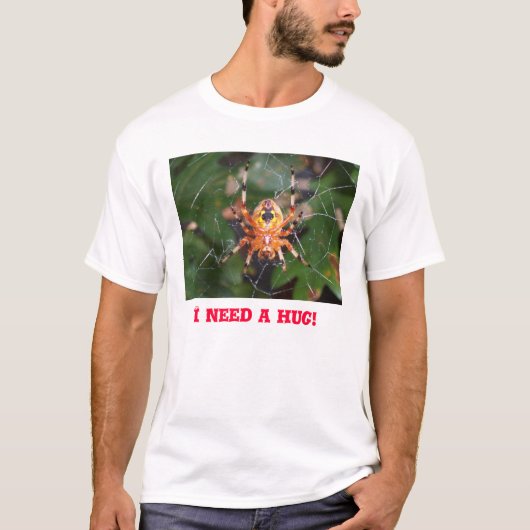 Spinne 2365 - Ich benötige eine Umarmung! T-Shirt (Vorderseite)
