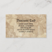 Spinne auf Blume Visitenkarte (Vorderseite)