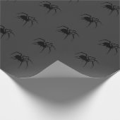 Spinne auf Grau | Geschenkpapier (Ecke)