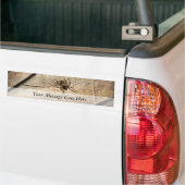 Spinne auf verwittertem Blatt Autoaufkleber (Auf Lkw)