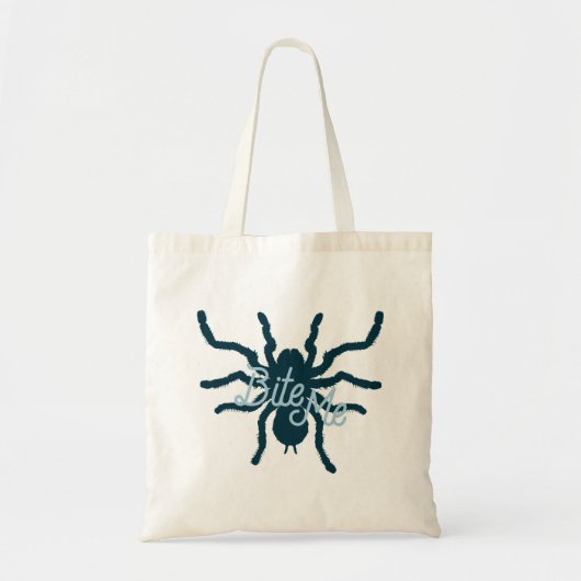 Spinne beißen mich tragetasche (Vorne)