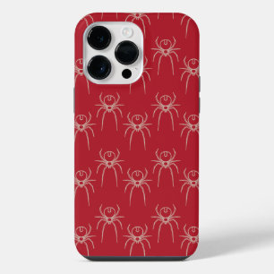 Spinne - Blutrot und Knochenweiß iPhone 14 Pro Max Hülle