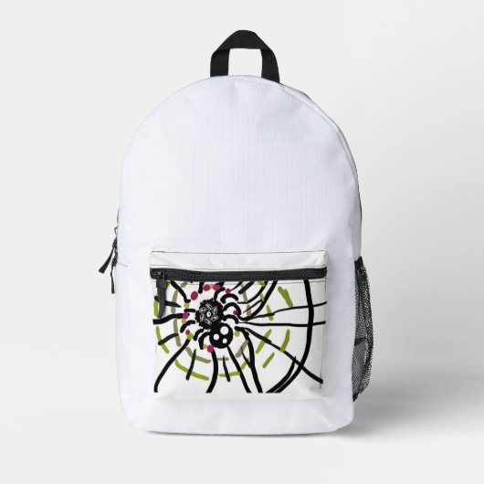 Spinne cool Halloween Bedruckter Rucksack (Vorderseite)