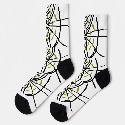 Spinne cool Halloween Socken (Linkes Detail)