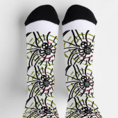 Spinne cool Halloween  Socken (Oben)