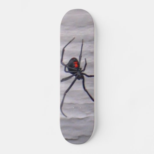 Spinne der schwarzen Witwe Skateboard (Vorderseite)
