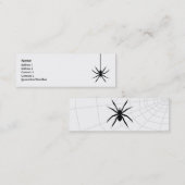 Spinne - dünn mini visitenkarte (Vorne/Hinten)