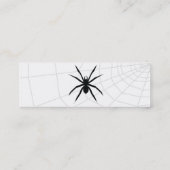 Spinne - dünn mini visitenkarte (Rückseite)
