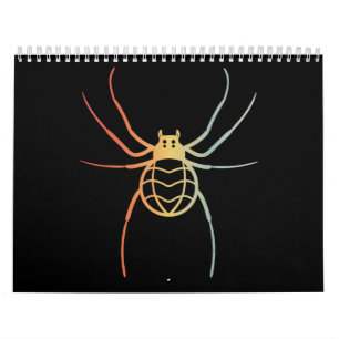 Spinne-Flüsterer Lustige Tarantel Vintage-Hallowee Kalender