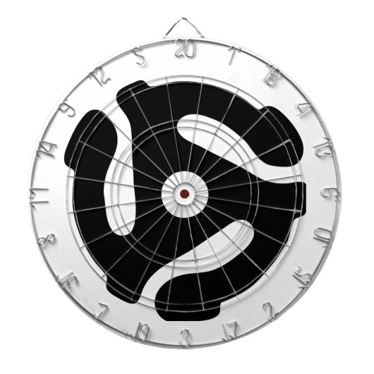 Spinne für den Vinyl-Adapter mit 7 Zoll, 45 U/min Dartscheibe (vorne)
