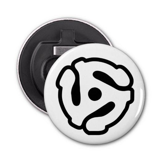 Spinne für den Vinyl-Adapter mit 7 Zoll, 45 U/min Flaschenöffner (Vorderseite)