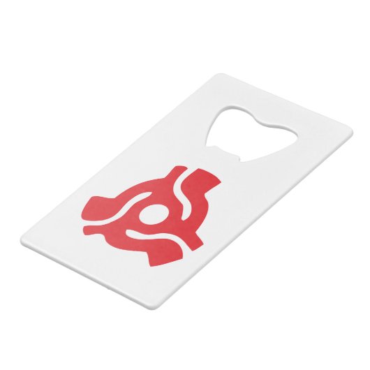 Spinne für den Vinyl-Adapter mit 7 Zoll, 45 U/min Geldbeutel Flaschenöffner (Vorderseite Schrägansicht)