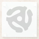 Spinne für den Vinyl-Adapter mit 7 Zoll, 45 U/min Glasuntersetzer (Rückseite)