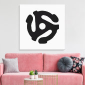 Spinne für den Vinyl-Adapter mit 7 Zoll, 45 U/min Leinwanddruck (Insitu (Wohnzimmer))