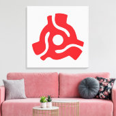 Spinne für den Vinyl-Adapter mit 7 Zoll, 45 U/min Leinwanddruck (Insitu (Wohnzimmer))